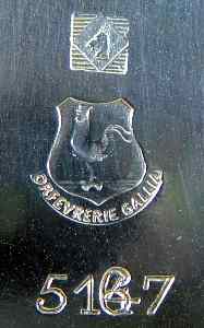 Gallia mark with 'ORFVRERIE GALLIA' inscription (1908-c.1920)