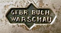 Bros. Buch foundry mark c.1865 - 1872