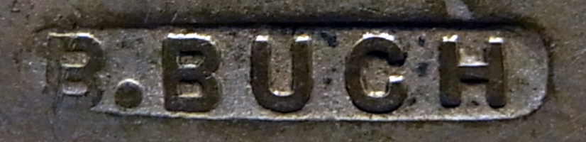 Bros. Buch foundry mark 1882 - c.1893