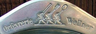 Fragment of Wellner ash-tray produced in Amsterdam