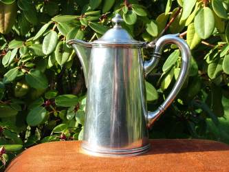 Wellner Zilver Fabrieken: Silver-plated 40 cl coffee-pot