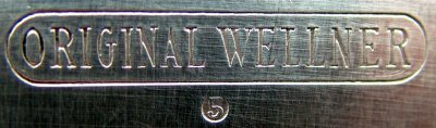 Marks ORIGINAL WELLNER + 'new factory' (1926 - 1927