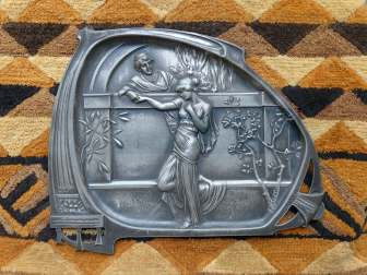 WMF Art Nouveau piece marked by the first 'ostrich mark' (1903-1910)