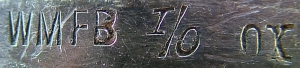 WMF napkin ring mark c.1886 - c.1903