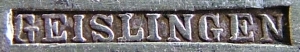 Wspecial mark for WMF Argentan  c.1898 - c.1903