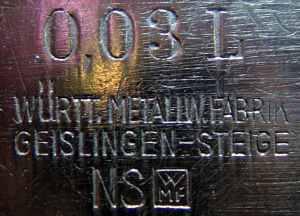 WMF mark used between 1918 and 1925