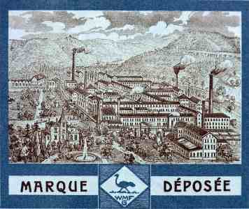 A view of Geislingen factory taken from the 1912 WMF headed form