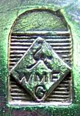 small-size ostrich mark, used by WMF in 1903-1909