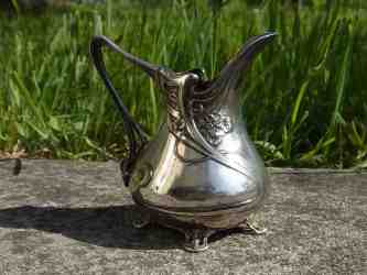 Early silver-plated Art Nouveau WMF item made in 1885-1903