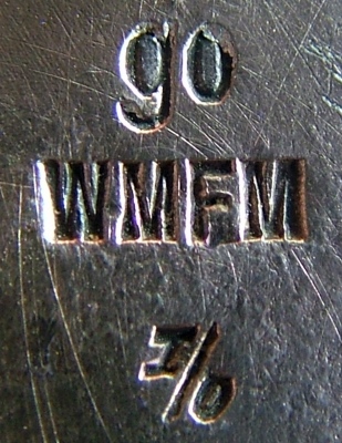 Mark on WMF Art Nouveau vase, issued in 1903