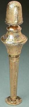 18c, silver gilt compendium