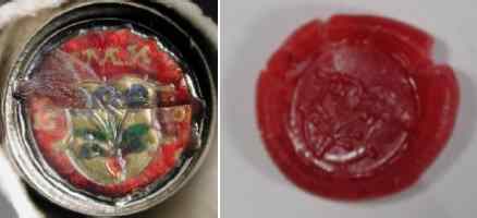 The crystal top may be used as a seal