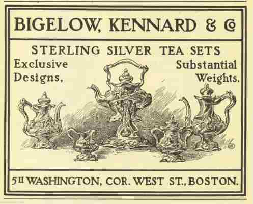 Bigelow, Kennard & Co, ancient advertisement