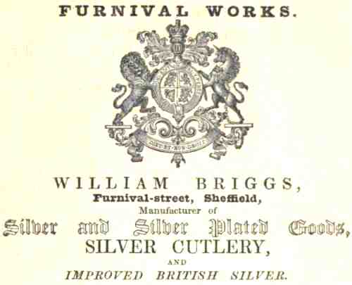 William Briggs, 1840 advertisement