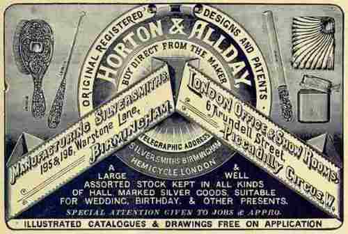Horton & Allday, 1893 advertisement