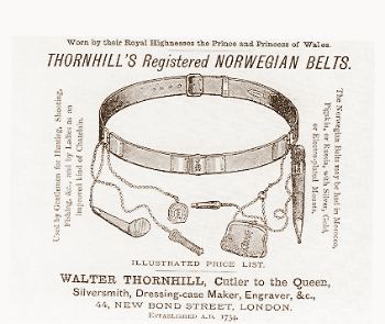 an 1881 advertisement of Walter Thornhill, London