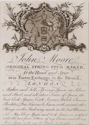 an 1881 advertisement of Walter Thornhill, London