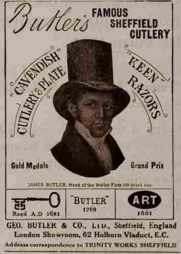 Geo. Butler & Co Ltd, ancient advertisement