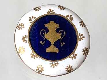 Silver button guilloch