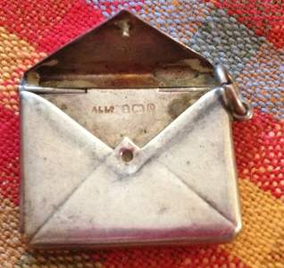 silver stamp holder