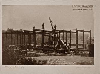 The new factory under construction