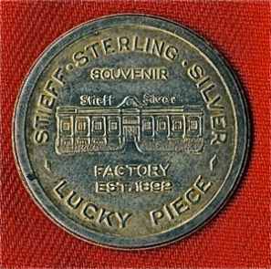 Sterling Silver Lucky Pieces given out to people that toured the new building in 1925