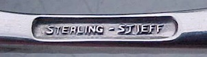 Stieff sterling mark
