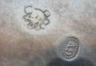 Italian round small tray