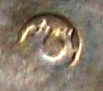 Genoa hallmark (dolphin): 1824-1873