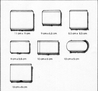 measures and forms of Russian cigarette cases