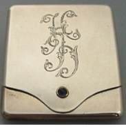 Russian matchbox holder: maker Kangin