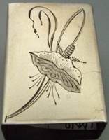 Russian matchbox holder: maker Gejchtman