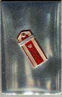 Russian matchbox holder: maker Faberg