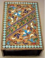 Russian matchbox holder: maker Olsonius