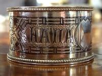 silver napkin ring: 13th Artel