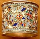 silver napkin ring: G. Klingert