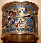 silver napkin ring: Unknown Master