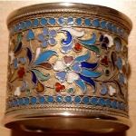 silver napkin ring: Unknown Master