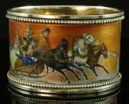 silver napkin ring: R. Kochin
