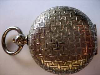 powder puff box in the shape of a pocket watch (possibly French)