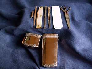 Gold etui, possy Austro-Hungarian