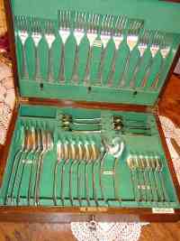 silverplate flatware set