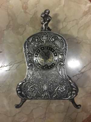 Hanau silver watch
