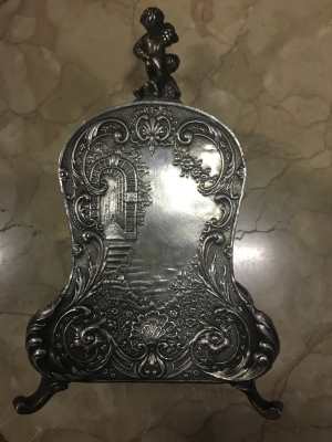 Hanau silver watch
