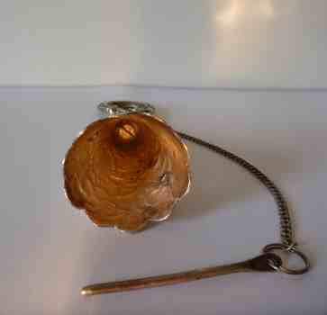 silver posy holder or tussie mussie