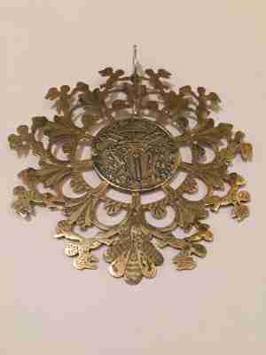 Papal State silver pendant