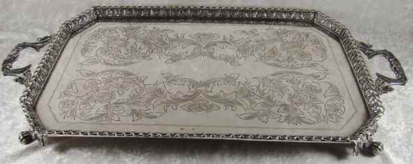 silver plate of unknown origin: possibly Portuguese
