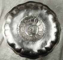 silver plate of unknown origin and use