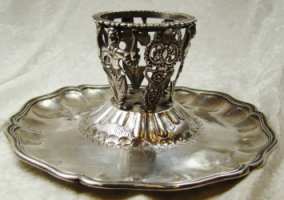silver plate of unknown origin and use