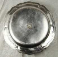 silver plate of unknown origin and use